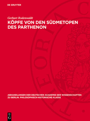 cover image of Köpfe von den Südmetopen des Parthenon